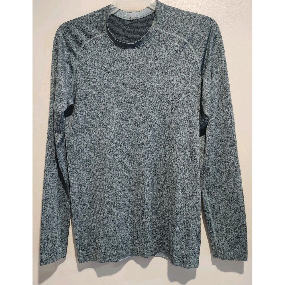 Lululemon Men’s Time To Get Dirty / Get Outside Get Sweaty Shirt Blue Size XS